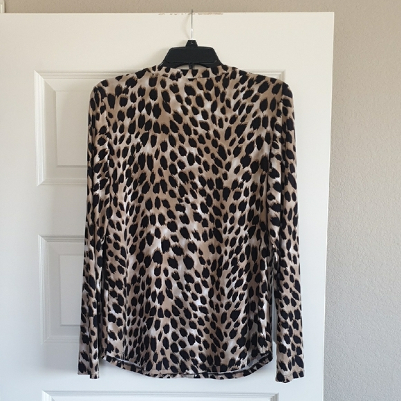 INC International Concepts Leopard Print Blouse - Picture 6 of 6